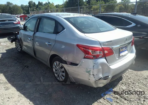 2016 Nissan Sentra S from USA, damaged, VIN 3N1AB7AP2GY242035